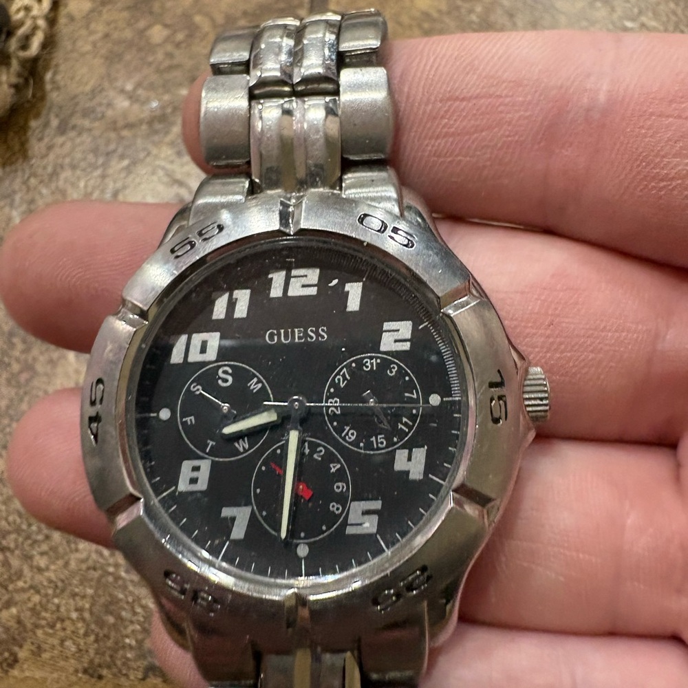 Guess Men’s Multi-Function Quartz Watch Black Dia… - image 2